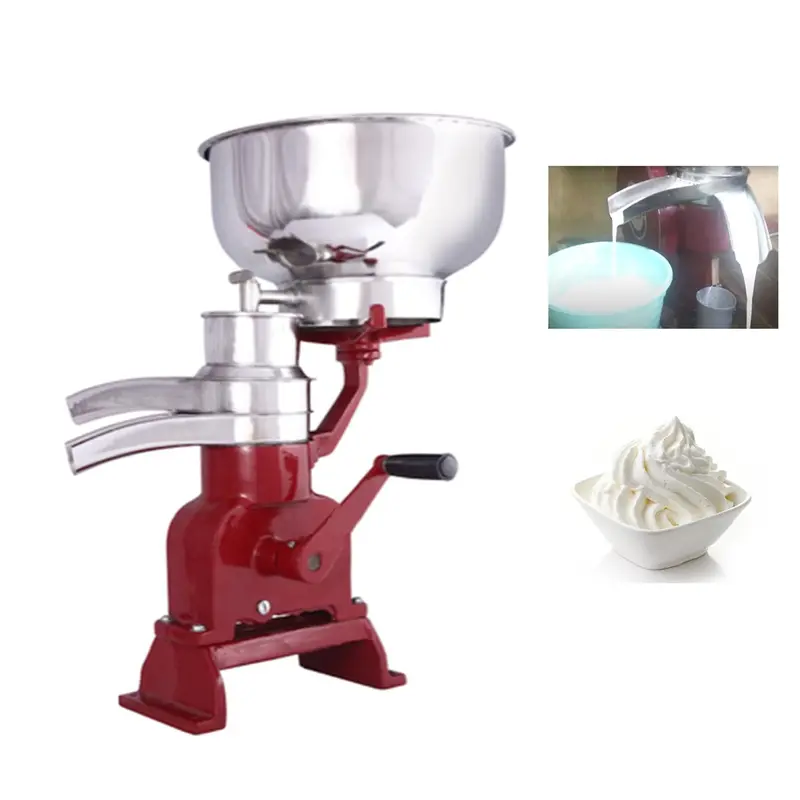 Made in India 90LPH Hand Operated Milk Cream Separator SS Body, 12 Litres Tank Capacity